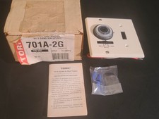 Tork 701A-2G In Wall Timer TIME SWITCH 2 GANG SPST 15AMP 125VAC 60HZ.