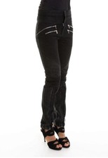 ROBERTO CAVALLI Zip detailed high rise skinny jeans size EU40, US size 10