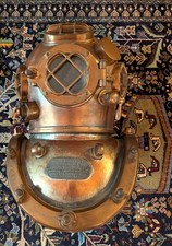 US Navy Copper Diving Helmet World War 2 Era 1944