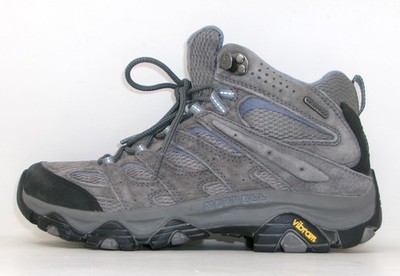 Merrell Women's Moab 3 Mid WP Hiking Boots, Granite, 9 W US - USED