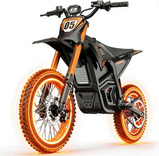 Electric Dirt Bike Peak 3500W 48V 24AH Motor Bicycle 38MPH Ebike for Teens Adult