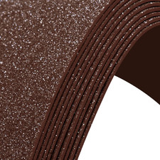 10 Pack Glitter Foam Sheets Craft 8 x 12 inch Brown 