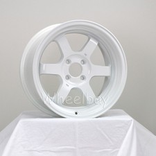 4 Rota Wheel Grid V 16x8 4x114.3 Offset 0 73 White 18.4 Lbs .