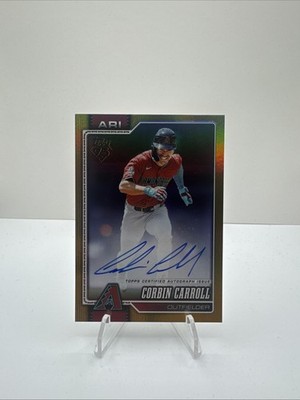 2026 Topps Corbin Carroll Real One Auto Gold Foil /50 Diamondbacks