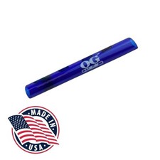 (Blue) OG Chillum 4โ One Hitter - USA Made Premium Glass Smoking Pipe