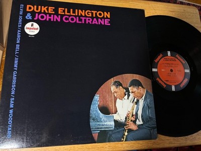 DUKE ELLINGTON & JOHN COLTRANE LP 1988 IMPULSE ELVIN JONES MCA-39103 VG+