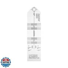 sdroceRyaM Turntable Cartridge Stylus Alignment Protractor Vinyl Record Calib