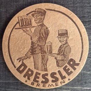 Alter Bierdeckel Brauerei Dressler Bremen