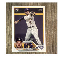 Topps 2023 Update Series Rookie Debut #US148 Garrett Mitchell Brewers MLB