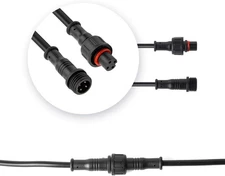 5PCS 3.28ft 1meter 4 Pin 0.2mm²/24AWG IP65 Extension Cable Wire with Male and...