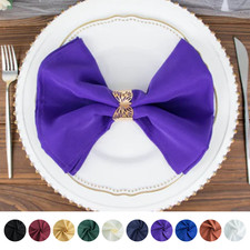 5 Commercial Grade 20" x 20" Polyester Dinner Table Napkins Party Decorations