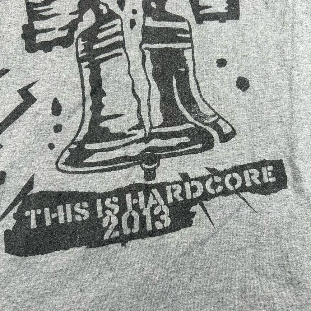 Vintage Judge Shirt Mens Medium Grey Y2K 2013 Str… - image 4