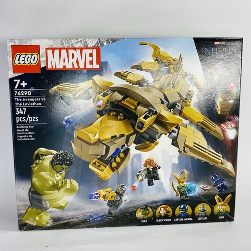 LEGO Marvel The Avengers vs. The Leviathan Set 76290 Superhero Hulk Loki - 第 1/3 張圖片