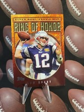 Tom Brady 2004 Topps #RH-38 Ring of Honor -Tom Brady New England Patriots