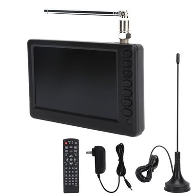 5 Inch Portable Digital TV ATSC, For Car Camping Kitchen  Universal Voltage