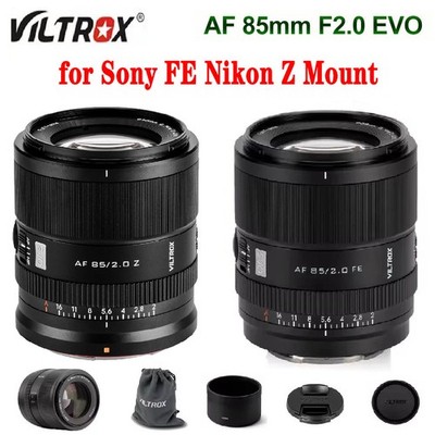 Viltrox AF 85mm F2.0 EVO Auto Focus Full Frame Portrait Lens for Sony FE Nikon Z