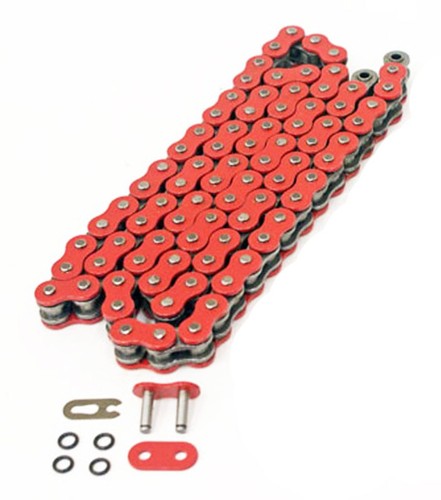 Chain for Polaris Predator 500 2003 - 2007 Red O-Ring Chain 520x94L - Picture 3 of 5