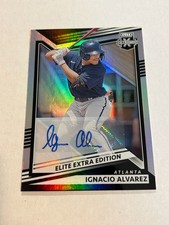 2022 Elite Extra Edition Ignacio Nacho Alvarez Prospect Auto Braves SP 