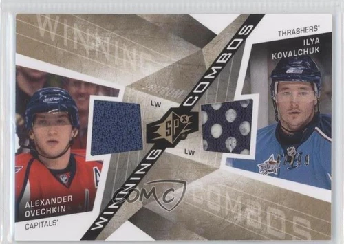 2008-09 SPx Winning Combos Spectrum /99 Alex Ovechkin Ilya Kovalchuk #WC-OK