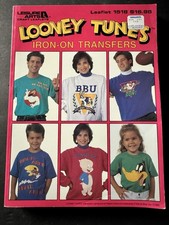 Looney Tunes Iron-On Transfers Book: 1993 Craft Material