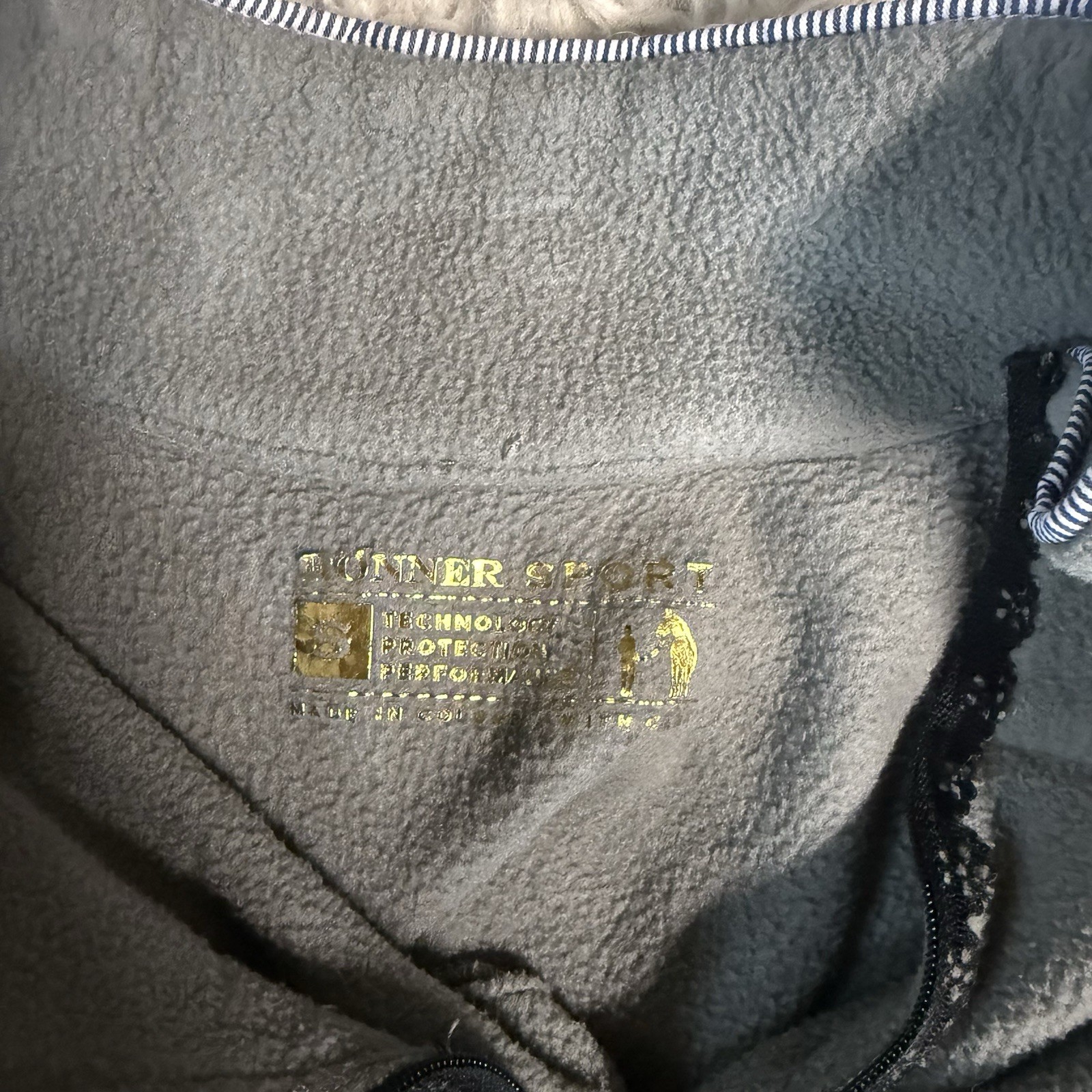 Women’s Small Grey Ronner Sports Horseback Riding Quarter Zip Pullover Sweater