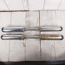 20 Inch Pair - Olympic Dumbbell Bars Handles Set - Workout Fitness USED Dumbells