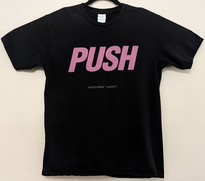 Matchbox Twenty Push Medium Black Shirt 19'' W X 27'' L Port & Company Tag