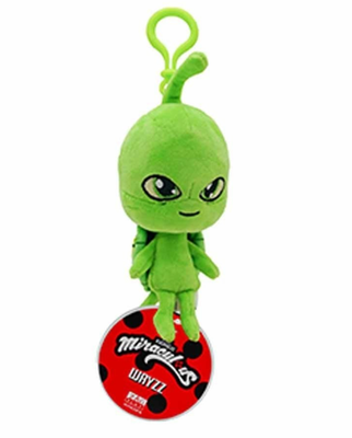 Miraculous Kwami Plush Wayzz 12cm Clip Soft Toy ZAG Heroez