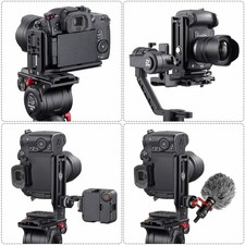 DSLR Camera L Bracket Vertical Horizontal Switching Tripod Quick Release Plate