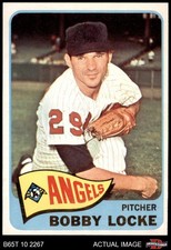 1965 Topps #324 Bobby Locke Angels 7 - NM