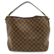 Borsa a tracolla Louis Vuitton Damier Deliziosa PM una spalla semi spalla a mano