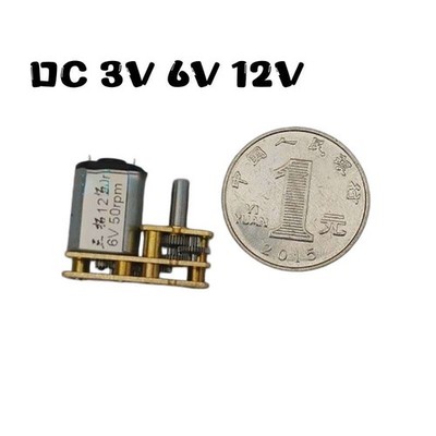 DC 3V 6V 12V 15-200RPM Flip N20 Metal Gearbox Speed Reduction Gear Motor DIY