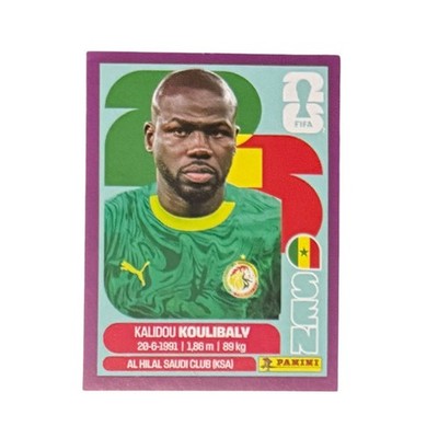  FIFA World Cup 2026 Sticker Kalidou Koulibaly Purple Parallel SEN 8 Senegal
