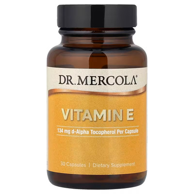 Dr. Mercola, Vitamin E, 30 Kapseln, Ablaufdatum: 04/2027