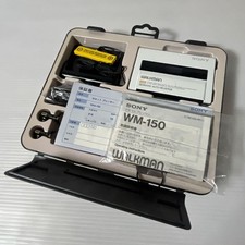 Rare Sony Walkman WM-150 Cassette Player set Used Tested Vintage Audio Japanese