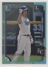 2015 Bowman Draft Chrome Sky Blue Refractor Cody Jones #134 0w8