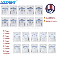 AZDENT Dental Orthodontic Super Elastic Niti Arch Wires Round Ovoid /Nature Form