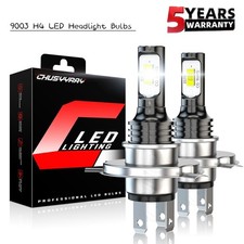H4 9003 Led Headlight Bulbs Conversion Kit Hilow Dual Beam For Car Motorcycle