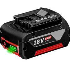 For Bosch 18V 5.0Ah Battery Professional GBA BAT609 BAT620 BAT610 Lithium-Ion