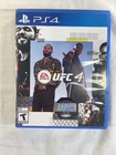UFC 4 PlayStation 4 Video Game Lightly Used EA Sports