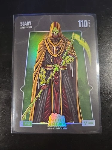 2026 Bo Jackson Battle Arena Scary Battlefoil Glow Terry McLaurin Near BF-102