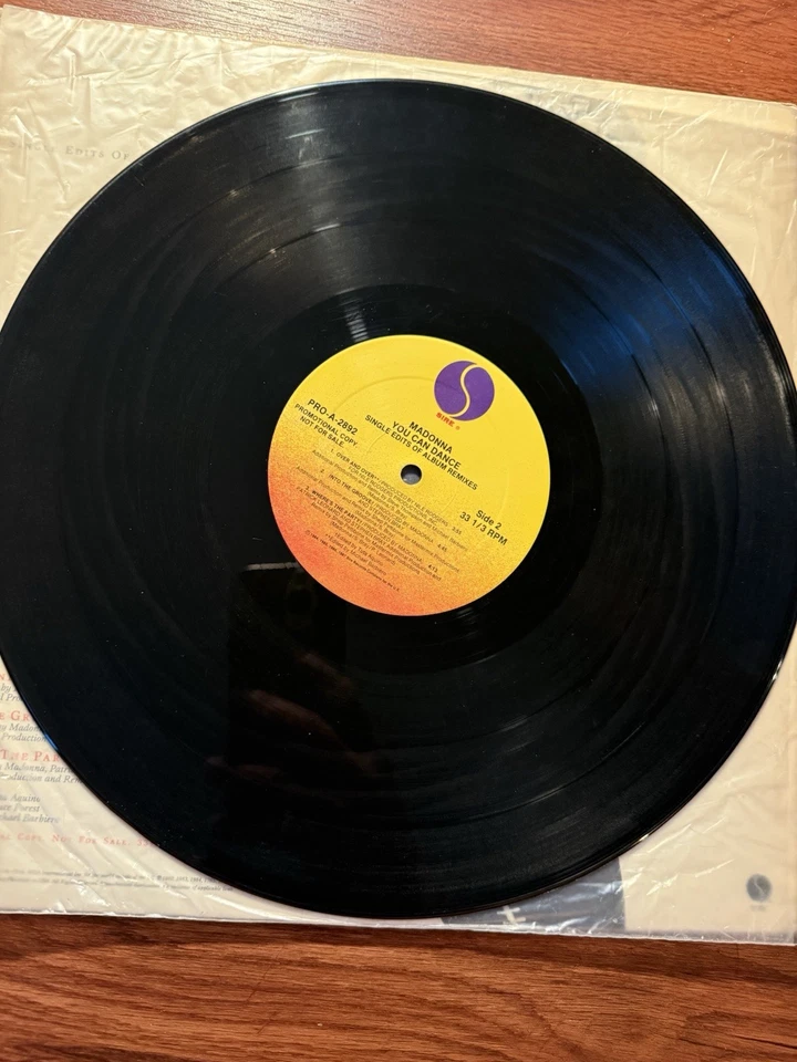 Madonna You Can Dance Promotional Pro-a-2882 1982 Vinyl - Image 3 of 4