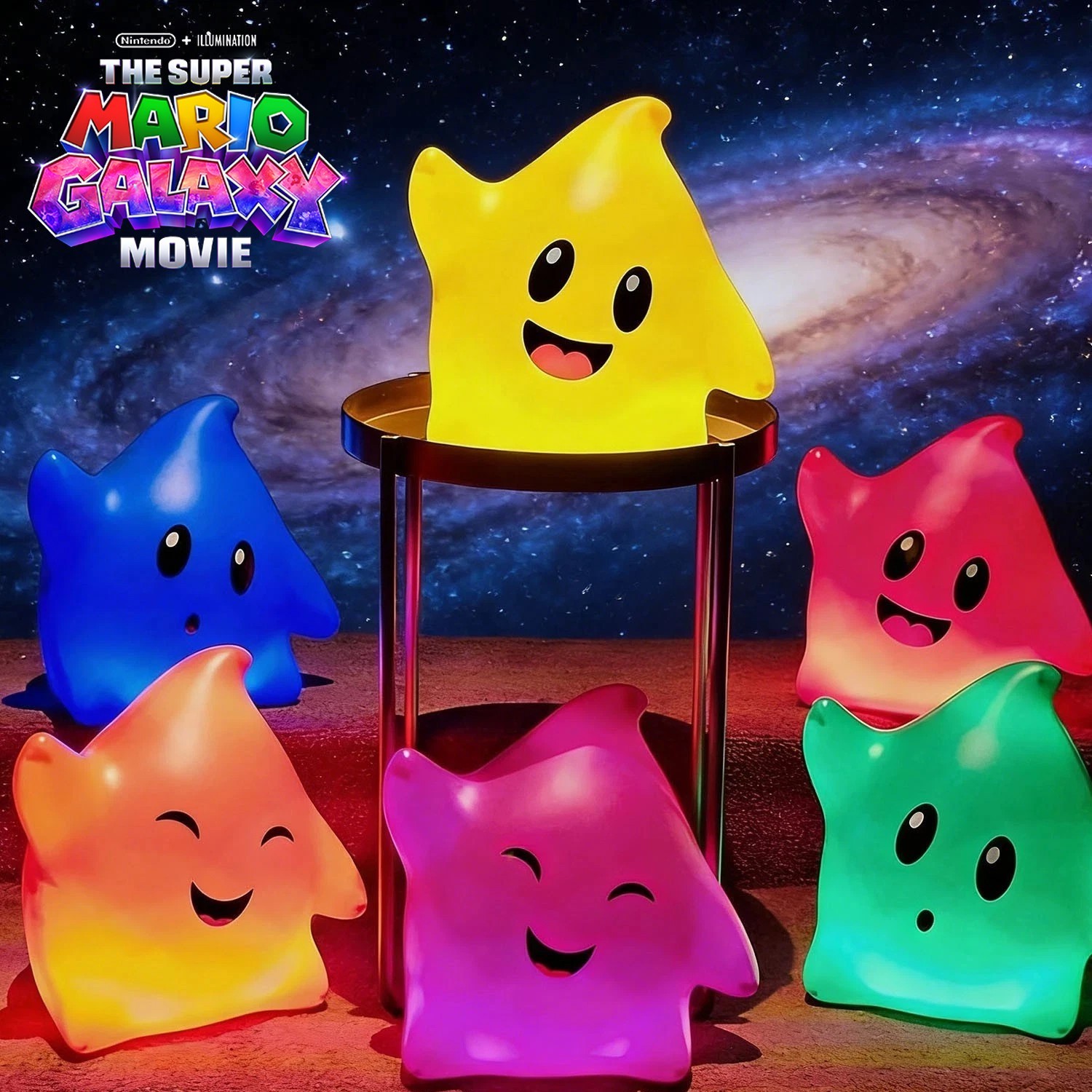 Cubo palomitas Luma película Super Mario Galaxy 105 OZ abril 2026 edición limitada