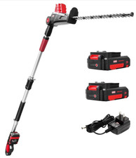 Cortasetos inalámbrico 20V con pértiga exte...