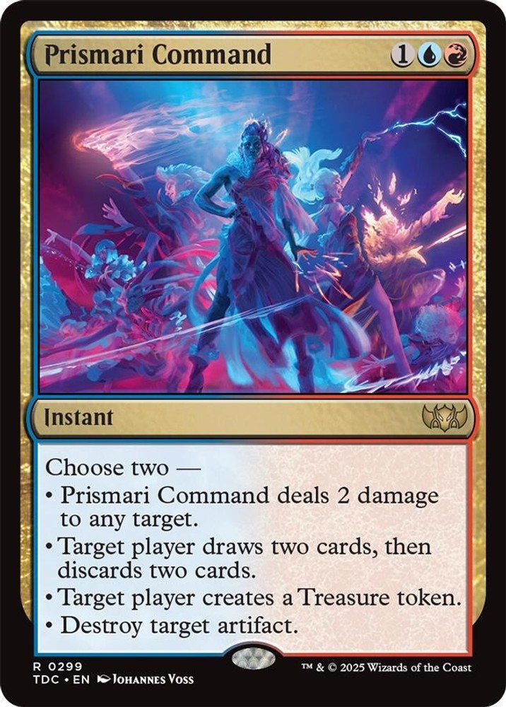 Prismari Command-299-NM-Commander: Tarkir: Dragonstorm-Magic