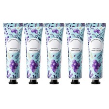 Set Of 5 Grape Scented Moisturizing Hand Cream Prevent Dryness Hand Lotion