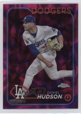 2024 Chrome Update Magenta & Purple Lava Lamp Refractor /299 Daniel Hudson 01hp