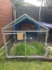 Rabbit/Chicken/Small Animal Run and rabbit hutch.