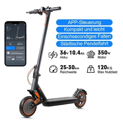 Mankeel Smart C-Scooter mit APP, V/H-Dämpfung, 350W, 8,5", 26km, 20km/h ohne ABE
