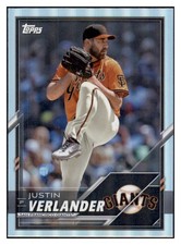 2025 Topps Chrome Lids Mitchell &amp; Ness Justin Verlander #41 San Francisco Giants
